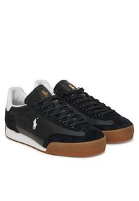 Polo Ralph Lauren Sneakersy 809961176002 Czarny. Kolor: czarny. Materiał: skóra