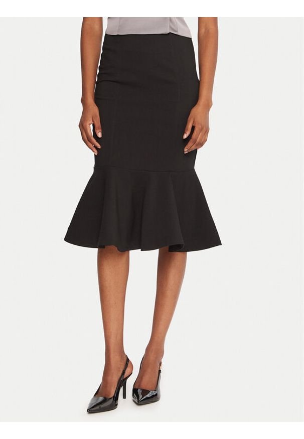 Rinascimento Spódnica ołówkowa CFC0126166003 Czarny Slim Fit. Kolor: czarny. Materiał: syntetyk