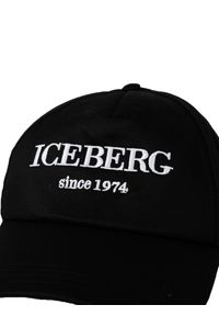Iceberg Bejsbolówka | 71036920 | Mężczyzna | Czarny. Kolor: czarny. Materiał: bawełna