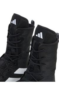 Adidas - adidas Buty bokserskie Box Hog 4 JS4684 Czarny. Kolor: czarny. Materiał: materiał #4