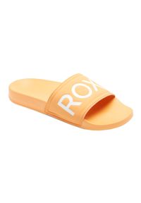 Roxy - Klapki basenowe damskie ROXY Slippy II. Kolor: pomarańczowy