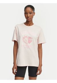 Guess T-Shirt V6GI14 K2981 Różowy jasny Relaxed Fit. Kolor: różowy. Materiał: bawełna #1