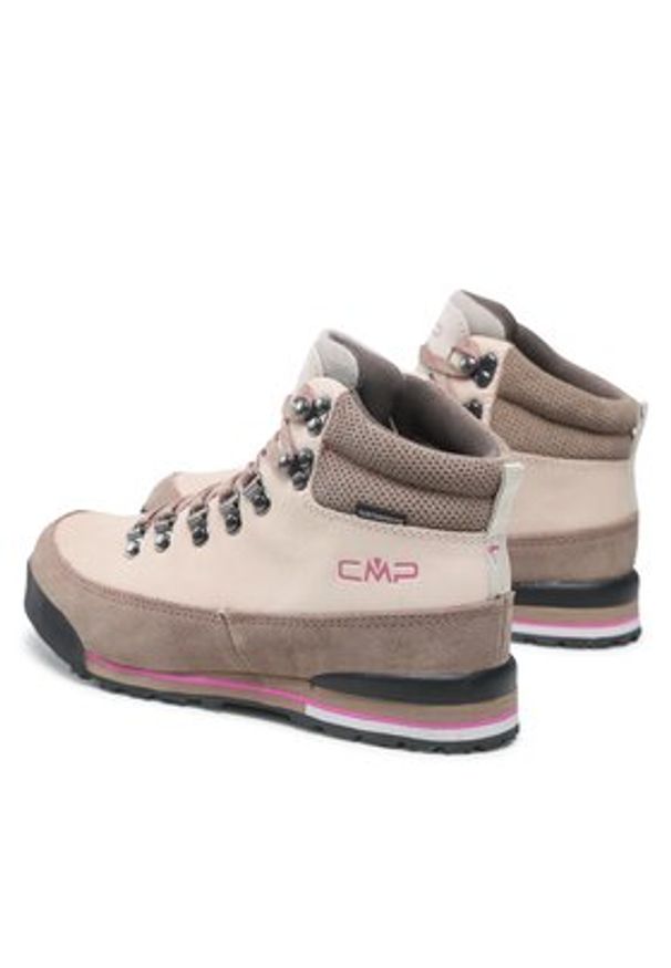 CMP Trekkingi Heka Wmn Hiking Shoes Wp 3Q49556 Beżowy. Kolor: beżowy. Materiał: skóra, nubuk
