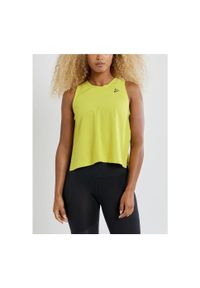 Damski tank top Craft Untmd. Kolor: żółty. Długość rękawa: bez rękawów. Sport: bieganie, fitness #2
