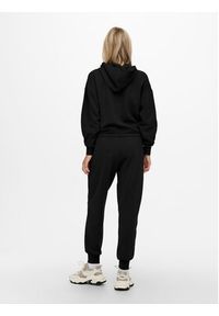 only - ONLY Spodnie dresowe 15239890 Czarny Regular Fit. Kolor: czarny. Materiał: bawełna, dresówka, syntetyk