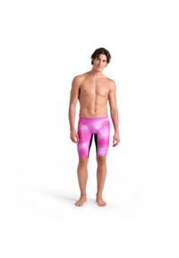 Spodenki Treningowe Arena Swim Jammer Allover Print. Kolor: różowy. Wzór: nadruk