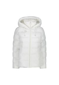 Kurtka puchowa z kapturem z efektem 3D dla kobiet CMP. Typ kołnierza: kaptur. Kolor: biały. Materiał: puch #1