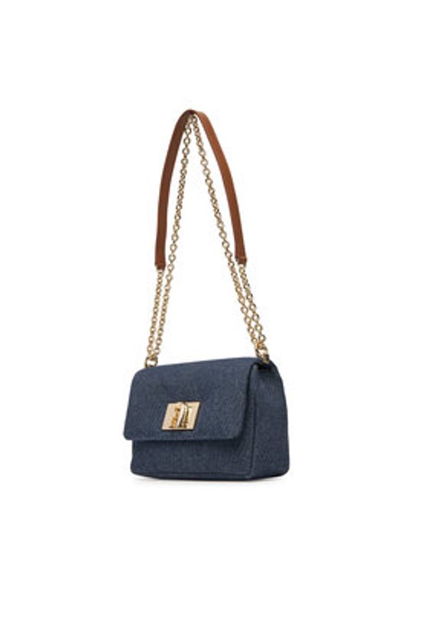 Furla Torebka BAFKACO DE0000 2677S Granatowy. Kolor: niebieski. Materiał: skórzane