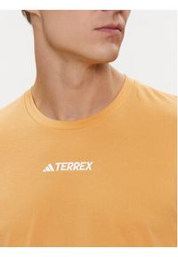 Adidas - adidas T-Shirt Terrex Multi T-Shirt HZ6238 Żółty Regular Fit. Kolor: żółty. Materiał: syntetyk #6