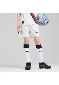 Puma - Młodzieżowe szorty KIDSUPER × MANCHESTER CITY PUMA White Black. Kolor: czarny, biały, wielokolorowy. Sezon: lato. Sport: piłka nożna