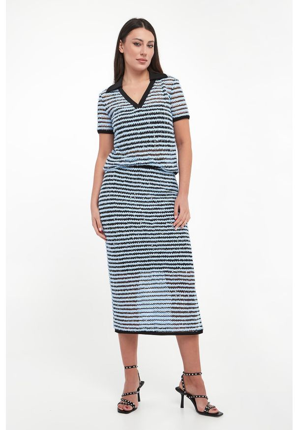 Joseph Ribkoff - Sweter damski w paski JOSEPH RIBKOFF. Wzór: paski