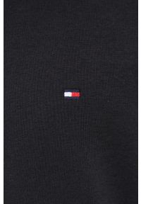 TOMMY HILFIGER - Tommy Hilfiger bluza męska kolor czarny gładka. Kolor: czarny. Długość rękawa: długi rękaw. Długość: długie. Wzór: gładki #2