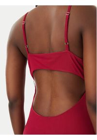 only - ONLY Sukienka letnia Magda 15372730 Czerwony ciemny Bodycon Fit. Kolor: czerwony. Materiał: syntetyk. Sezon: lato. Typ sukienki: bodycon #5