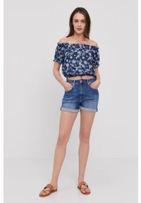 Pepe Jeans Bluzka damska w kwiaty. Okazja: na co dzień. Materiał: tkanina. Wzór: kwiaty. Styl: casual #4