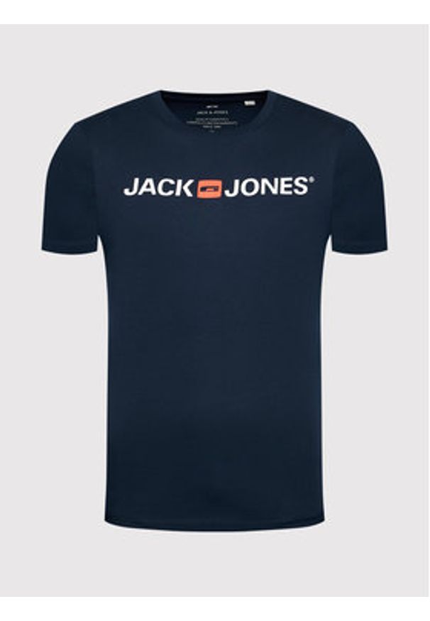 Jack & Jones - Jack&Jones Komplet 3 t-shirtów Corp Logo 12191330 Kolorowy Slim Fit. Materiał: bawełna. Wzór: kolorowy