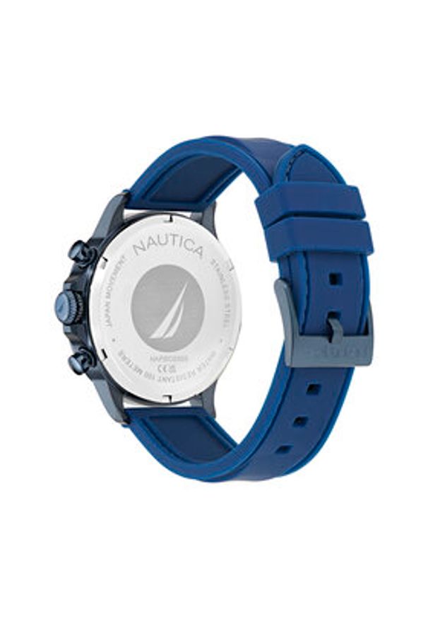 Nautica Zegarek Everyday Chronograph NAPBOS503 Granatowy. Kolor: niebieski