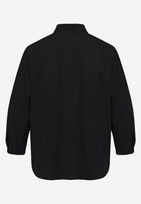 Born2be - Czarna Bawełniana Koszula o Kroju Oversize Nororena. Okazja: na co dzień. Kolor: czarny. Materiał: bawełna. Styl: elegancki, casual #5