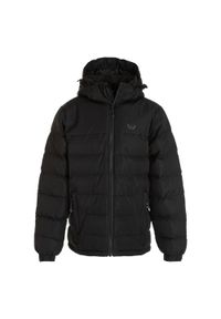 Kurtka dziecięca z kapturem Whistler Carseno. Typ kołnierza: kaptur. Kolor: czarny. Materiał: puch #1