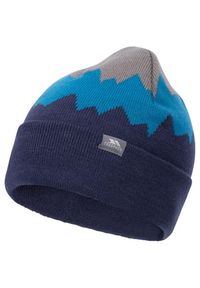 TRESPASS - Męska Czapka Cobbler Beanie. Kolor: szary, niebieski, wielokolorowy. Sezon: zima #1