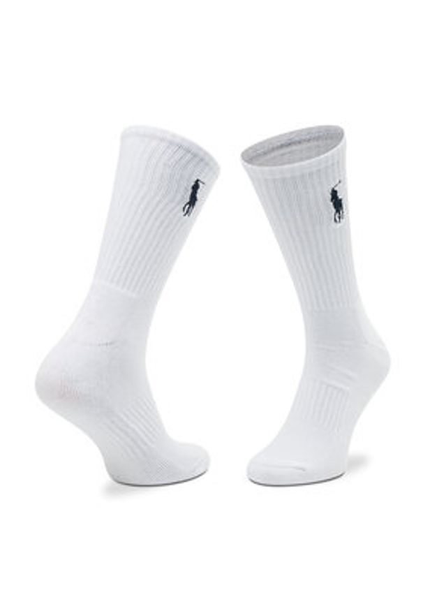 Polo Ralph Lauren Skarpety długie 449858064001 Biały. Kolor: biały. Materiał: materiał