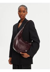 Pinko - PINKO Torebka Slouchy Hobo Big PE 25 PLTT 104295 A26J Bordowy. Kolor: czerwony. Materiał: skórzane #3
