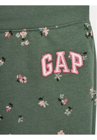 GAP - Gap Spodnie dresowe 789599-00 Zielony Regular Fit. Kolor: zielony. Materiał: bawełna #3