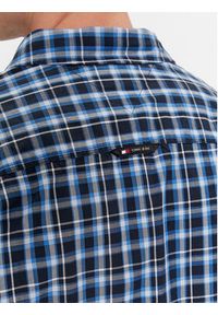 Tommy Jeans Koszula Essential DM0DM18470 Granatowy Regular Fit. Kolor: niebieski. Materiał: bawełna #4