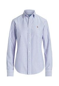 Polo Ralph Lauren Koszula 211891377004 Niebieski Regular Fit. Typ kołnierza: polo. Kolor: niebieski. Materiał: bawełna #6