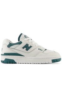 Buty New Balance BBW550BI - białe. Okazja: na co dzień. Kolor: biały. Materiał: materiał, syntetyk, skóra, guma. Szerokość cholewki: normalna. Sport: koszykówka