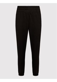 DKNY Sport Spodnie dresowe DPPP2982 Czarny Regular Fit. Kolor: czarny. Materiał: syntetyk