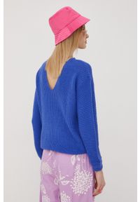 JDY sweter damski kolor granatowy. Kolor: niebieski #4