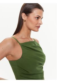 Marella Sukienka koktajlowa Filing 2332213532 Zielony Slim Fit. Kolor: zielony. Materiał: bawełna. Styl: wizytowy #5