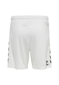 Spodenki piłkarskie dziecięce Hummel Core XK Poly Shorts. Kolor: biały. Sport: piłka nożna