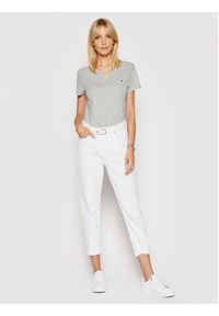 TOMMY HILFIGER - Tommy Hilfiger T-Shirt Heri Tage WW0WW24969 Szary Regular Fit. Kolor: szary. Materiał: bawełna #4