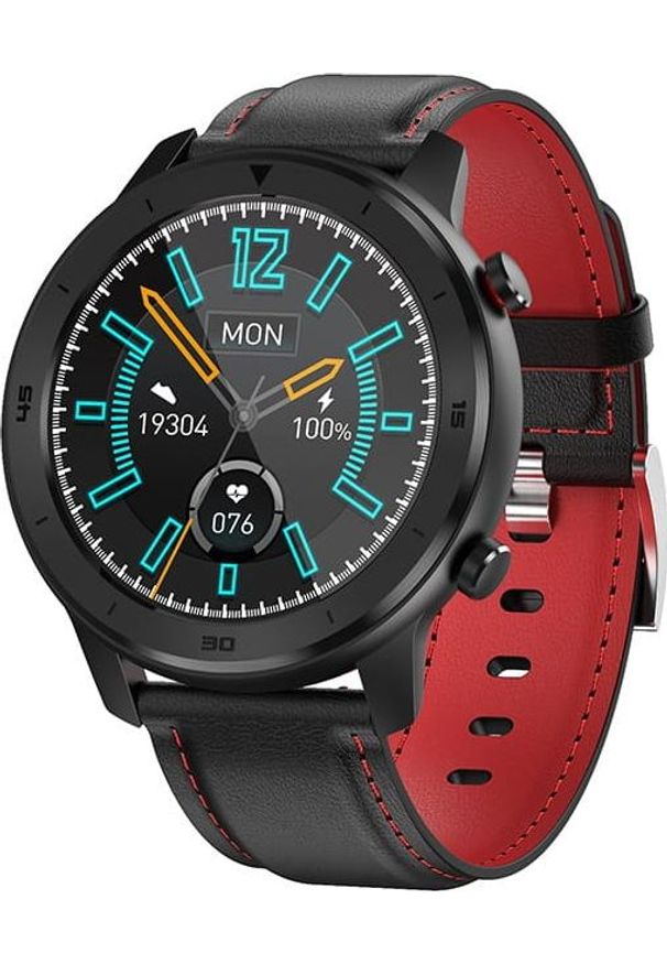 Smartwatch Garett Electronics Men 5S Czerwony (5903246285338). Rodzaj zegarka: smartwatch. Kolor: czerwony