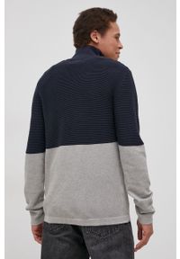 Jack & Jones Sweter bawełniany męski kolor granatowy z półgolfem. Okazja: na co dzień. Kolor: niebieski. Materiał: bawełna. Długość rękawa: długi rękaw. Długość: krótkie. Styl: casual #2