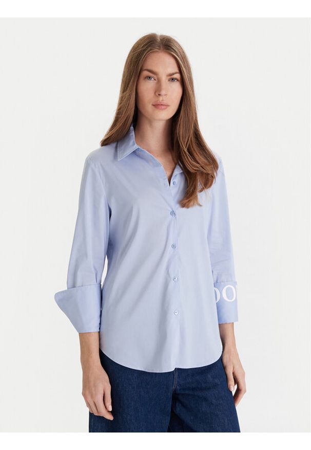 JOOP! Koszula 58 253B58Belli 30047553 Błękitny Slim Fit. Kolor: niebieski. Materiał: bawełna