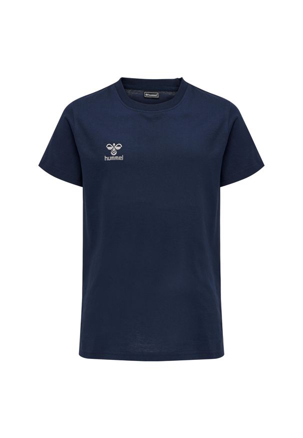 Hummel - Koszulka Sportowa T-Shirt Hmlmove Grid Cotton T-Shirt Kid. Kolor: niebieski