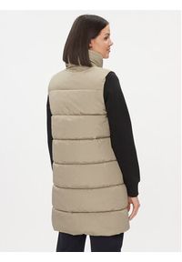 4f - 4F Bezrękawnik 4FAW23TVESF076 Beżowy Regular Fit. Kolor: beżowy. Materiał: syntetyk. Długość rękawa: bez rękawów #8