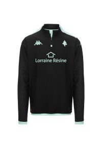 Kappa - Dziecięca bluza dresowa Metz Ablas Pro 8 2024/25. Kolor: czarny. Materiał: dresówka. Sport: piłka nożna #1