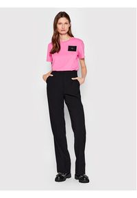 N°21 T-Shirt 22I N2M0 F011 4203 Różowy Regular Fit. Kolor: różowy. Materiał: bawełna #4