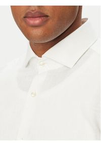 Hugo - HUGO Koszula Kason 50539775 Biały Slim Fit. Kolor: biały. Materiał: bawełna #4