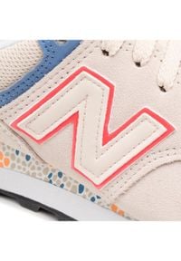New Balance Sneakersy WL574CL2 Beżowy. Kolor: beżowy. Materiał: zamsz, skóra. Model: New Balance 574 #8