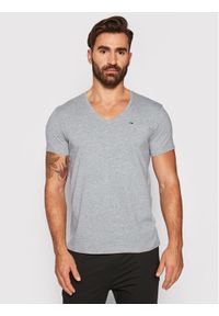 Tommy Jeans T-Shirt DM0DM04410 Szary Regular Fit. Kolor: szary. Materiał: bawełna
