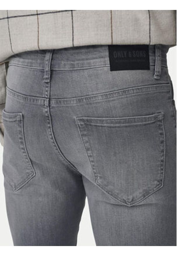 Only & Sons Jeansy Loom 22028265 Szary Slim Fit. Kolor: szary