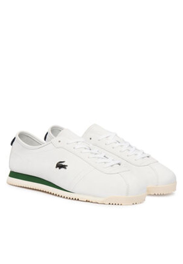 Lacoste Sneakersy Club-Low 51SMA0138 Biały. Kolor: biały. Materiał: skóra