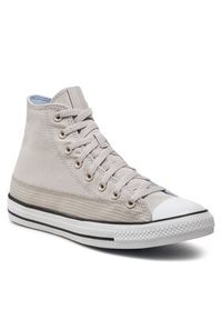 Converse Trampki Chuck Taylor All Star HI A07458C Szary. Kolor: szary. Materiał: materiał