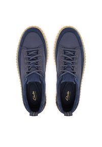Clarks Sneakersy Torhill Lace 26186153 Granatowy. Kolor: niebieski. Materiał: materiał #5