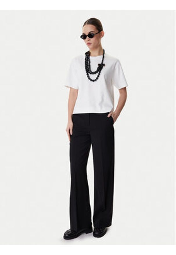 Weekend Max Mara T-Shirt Multid 2615941031 Biały Relaxed Fit. Kolor: biały. Materiał: bawełna