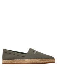 Calvin Klein Jeans Espadryle Espadrille Slipon Ml YM0YM00935 Zielony. Kolor: zielony